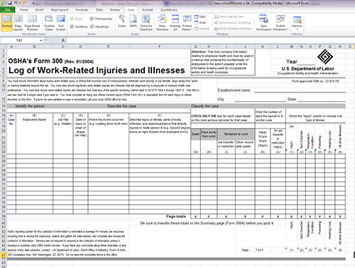 Reminder Post Your OSHA 300 Log OSHA Safety Manuals